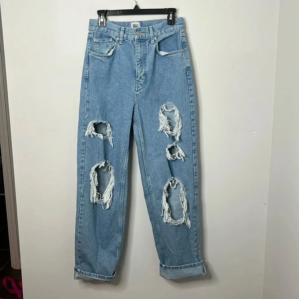 BDG Urban Outfitters Destroyed Modern Boyfriend Jeans - Picture 2 of 8